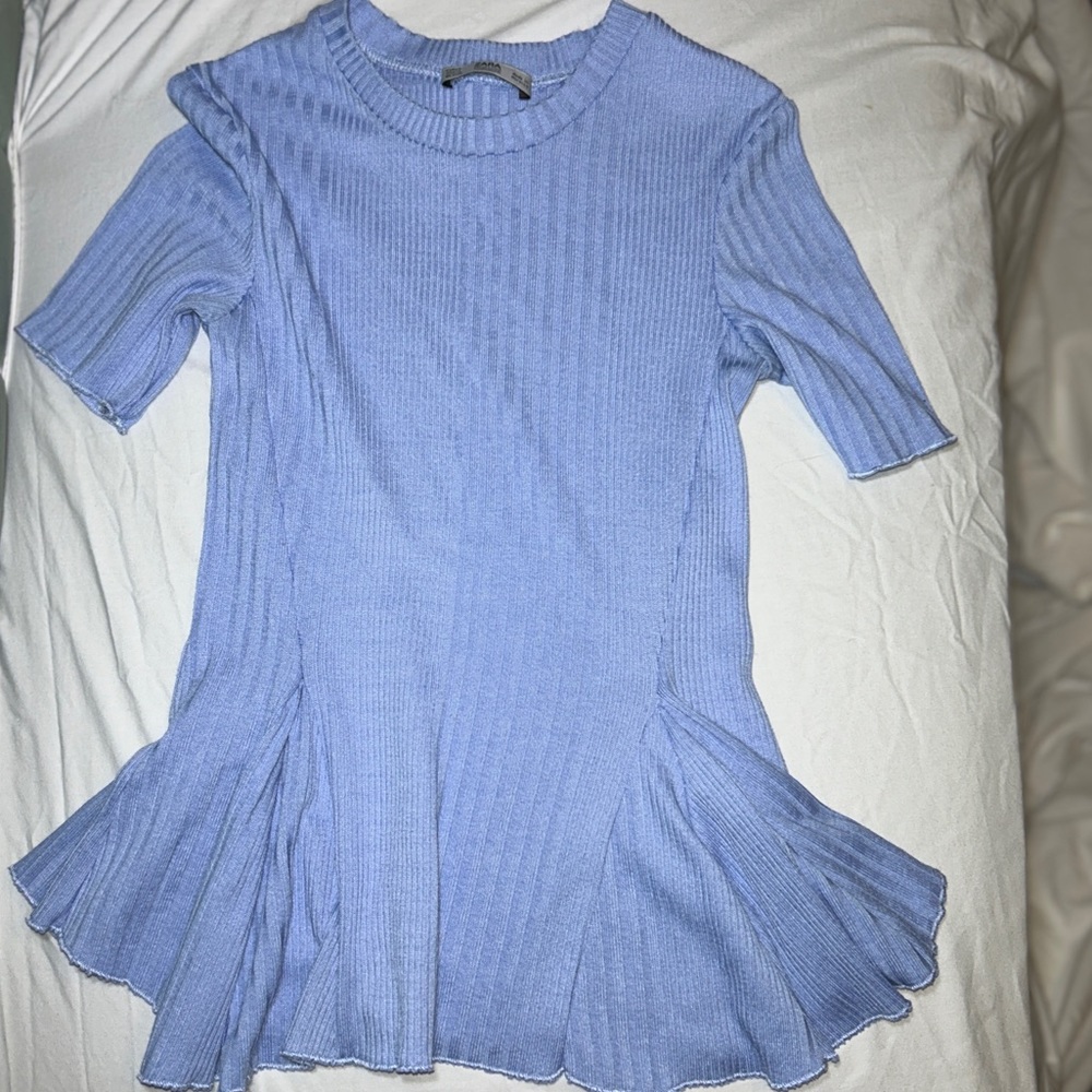 Zara peplum top